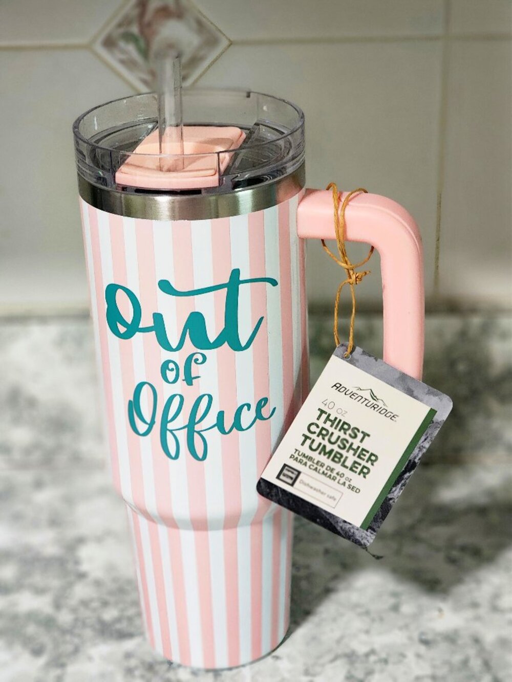 NWT "Out of Office " 40 oz Thermal Tumbler
